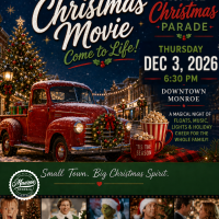 Christmas Parade Details Image formatted as an info flyer for the Christmas Parade