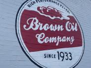 Brown Oil Mural