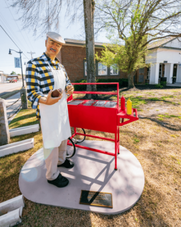 Hot Dog Man Statue 