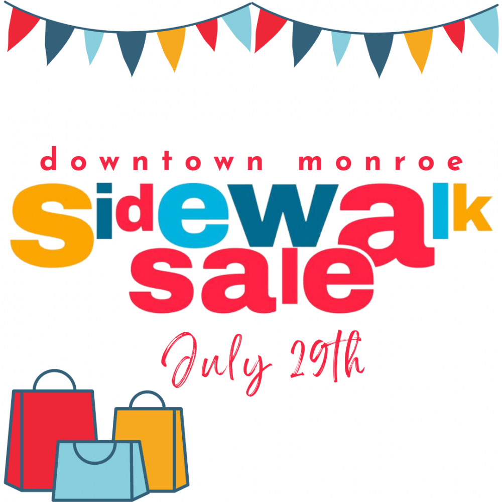 Downtown Sidewalk SALE Monroe
